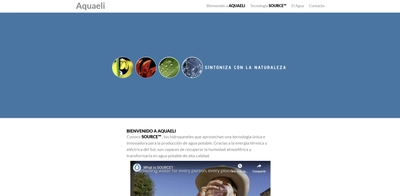 Aquaeli - Landing Page de Wellness